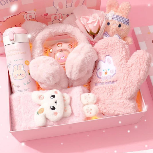 Christmas Winter Gift Box for Girls-Practical Warm Set for Students