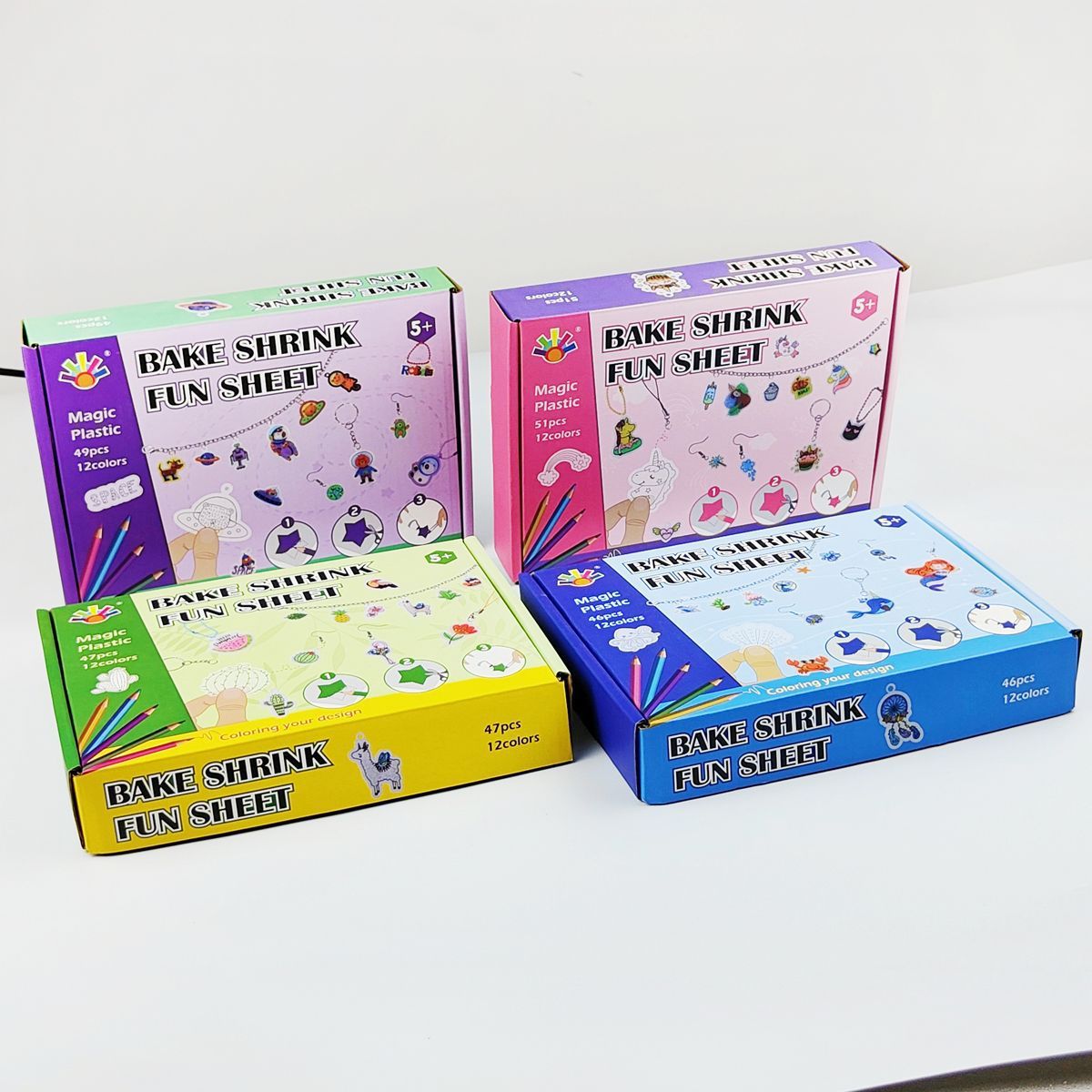Children’s Shrink Film Art Craft Set