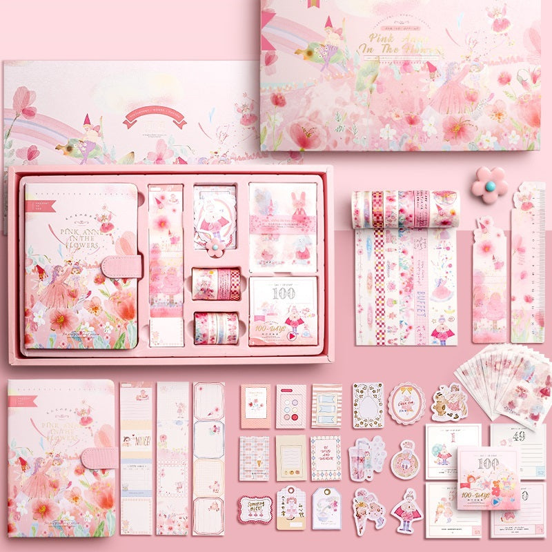 Antique-Style Hand Ledger Stationery Gift Set – Vintage Writing Gift Box