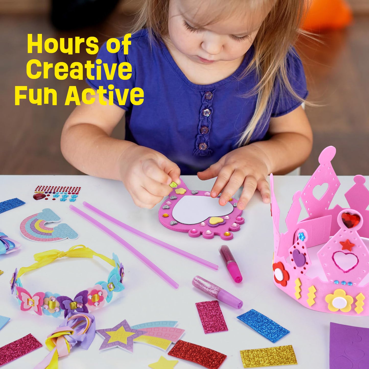 DIY Crown and Mirror Costume Craft Set